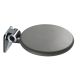 Tip-up shower seat Ø400mm, st. steel/alum./PUR