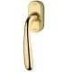 GARDA window handle with SMARTBLOCK function, polished brass