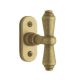 Window handle GINEVRA, brass rustic