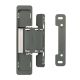 HES2S-140 concealed hinge with screw-on frame part, dark grey