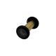 RING 14 door viewer with cap, door thickness 40-75mm, D14, matt black