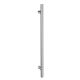 Pull handle with fastening, Ø25x600mm, stainless steel