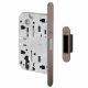 IN.20.875 Magnetic lock PZ85/50 with strike plate, Italian standard, chocolate PVD (TCH)
