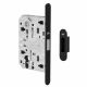 IN.20.875 Magnetic lock PZ85/50 with strike plate, Italian standard, black RAL9005
