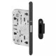 IN.20.876 Magnetic lock WC96/50 with strike plate, Italian standard, black RAL9005
