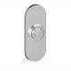 Doorbell button, oval shape 65X30 mm, st.steel