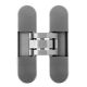 INVISACTA IN303 3D concealed hinge 30x120 mm, satin nickel