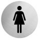 Piktograma MOTERIS, lipni, Ø60mm