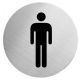 Piktograma VYRAS, lipni, Ø60mm