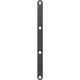 Door magnet strike plate KC50/H for wooden doors, black RAL9005