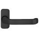 Handle for framed doors KETO 1200, without spindle, 8mm, aluminium F14 black RAL9005