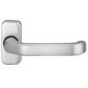 Handle for framed doors KETO 1200 , on angular rose, 8 mm, stainless steel