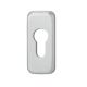 KETO 812 Key rose for framed doors, PZ, 9 mm, stainless steel