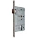 Mortise lock 65-1/2-PZ 55/72-20, stainless steel, LH
