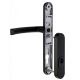 Composite rose/backplate security set KRONOS 2007 with cylinder guard, PZ/92mm, PZ/92mm, black F14