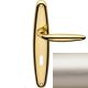 KUBA handle set with backplates BB/72mm, satin nickel