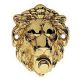 Doorbell button LION, polished brass