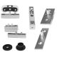 LITE FOLD 100 CENTRAL A folding door set for 2 panels without track and hinges
