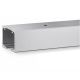 LITE FOLD 100 top track 36x30mm, 2000 mm, aluminium anodised