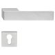 LOFT ZINCRAL handle/rose 024 set PZ, chrome-plated matt brass