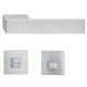 LOFT ZINCRAL handle/rose 024 set WC 234NT, chrome-plated matt brass