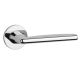 LUNA handle/rose set BAC, round roses, 7mm, chrome-plated polished