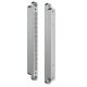 Pair of door magnets KCM 50/50, stainless steel tone