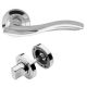 MARINA handle set with roses 102 WC 233NT, polished chrome