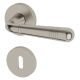 MAYBACH handle/rose set BB, brass nickel-plated satin