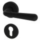 MAYBACH handle/rose set PZ, brass matt black RAL9005