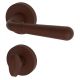 MAYBACH handle/rose set WC, brass rust patina