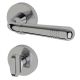 MAYBACH handle/rose set WC, brass chrome-plated polished