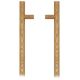 Pull handle METROPOL PP 1000/38mm, total length 1200mm, pair of handles with through fastening, oak