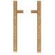Pull handle double-sided METROPOL PP 400/38mm, length 600mm, through-bolt, oak natural