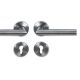 MONACO II-R, rankenos rinkinys su rozetėmis PZ, BK3 FS, durų storis 65 mm, nerūdijantis plienas