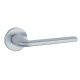OLEANDRO handle/rose set BAC, round roses, 7mm, chrome-plated satin