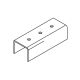 HAWA PORTA 300 track connecting U-piece for 058.3002, steel zinc-plated