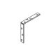 HAWA PORTA 300/600 Supporting angle bracket / bottom guide, steel zinc-plated