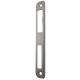 3-N rebated door strike plate, stainless steel, left