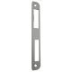 3-N rebated door strike plate, lacquered titanium tone, right