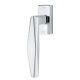 PRISMA window handle with block, chromed brass
