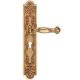 QUEEN 1405 handle/backplate set.PZ/72mm, french gold