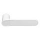 QUID ZINCRAL pair of handles without key roses, matt white RAL9016