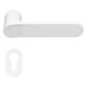QUID ZINCRAL handles with oval PZ roses, matt white RAL9016