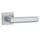 RAFLESIA handle/rose set BAC, square rose, 7mm, chrome-plated satin