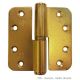 Butt hinge RDBB807 89x89 mm, brass-plated matt, LEFT