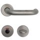 RIVA 103 door handle set with roses WC, 8mm, class 4, stainless steel