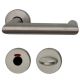 RIVA 136 door handle set with roses WC, class 4, stainless steel