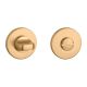APRILE R WC turn 4x4/6/8mm, with round roses Ø 52mm, thickness 7mm, gold-tone matt