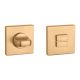 APRILE Q WC turn 4x4/6/8mm, with square rose 53 x 53mm, thickness 7mm, gold-tone matt